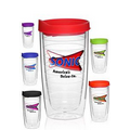 14 oz. Double Wall Color Top Acrylic Tumblers